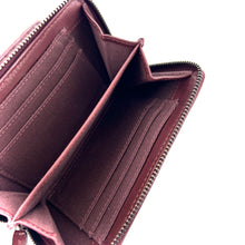Charger l'image dans la galerie, Portefeuille PM en Cuir Tressé Bordeaux