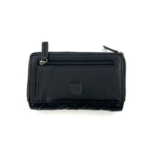 Charger l'image dans la galerie, Portefeuille PM en Cuir Tressé Noir