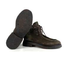 Load image into Gallery viewer, Derby Semi-Montant "Esprit Paraboot" en Daim Vert