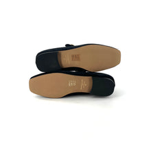 Load image into Gallery viewer, Ballerine LÉONIE en Velours Noir