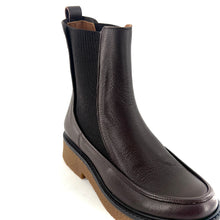 Load image into Gallery viewer, Chelsea Boots CASSIE en Cuir Grainé Marron