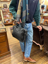 Charger l'image dans la galerie, Astucieux Cartable Sac à Dos en Cuir Noir