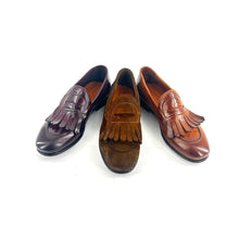 Charger l'image dans la galerie, Mocassin Frangé en Cuir Lavé Cognac