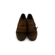 Load image into Gallery viewer, Mocassin Frangé en Daim Lavé Corteccia