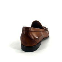 Charger l'image dans la galerie, Mocassin Frangé en Cuir Lavé Cognac