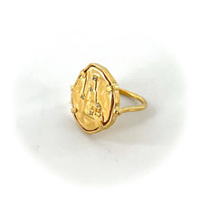 Charger l'image dans la galerie, Bague THÉMIS en Plaqué Or et Zirconiums Blancs