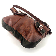 Charger l'image dans la galerie, Sac ROBIN en Cuir et Toile Caramel