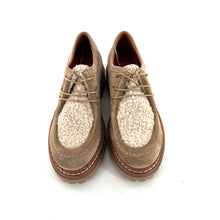 Load image into Gallery viewer, Derby Esprit "Paraboot" en Daim Beige et Fausse Fourrure