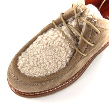 Load image into Gallery viewer, Derby Esprit "Paraboot" en Daim Beige et Fausse Fourrure