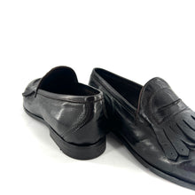 Load image into Gallery viewer, Mocassin Frangé en Cuir Ébano