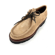 Load image into Gallery viewer, Derby Semelle Crantée Esprit Paraboot en Daim Beige