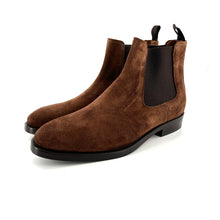 Load image into Gallery viewer, Chelsea Boots en Croûte Marron