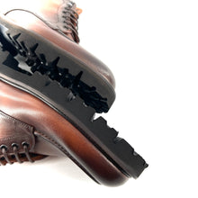 Load image into Gallery viewer, Chaussure Lacets Montante Zippée Intérieur Semelle Crantée en Cuir Camel