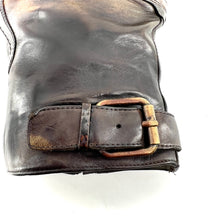 Charger l'image dans la galerie, Boots Zippé Intérieur en Cuir Dégradé Kaki