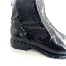 Load image into Gallery viewer, Boots Tige Haute Zippé Intérieur en Cuir Noir