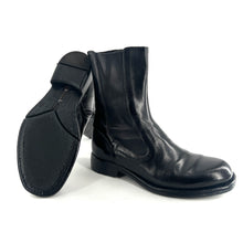 Load image into Gallery viewer, Boots Tige Haute Zippé Intérieur en Cuir Noir