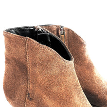 Load image into Gallery viewer, Boots Tiag Talon Trotteur Double Zip en Daim Marron