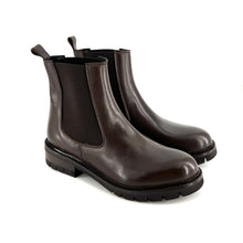 Charger l'image dans la galerie, Chelsea Boots Semelle Épaisse en Cuir Marron