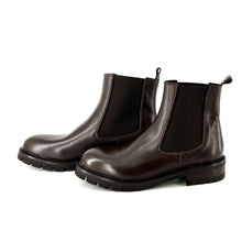 Charger l'image dans la galerie, Chelsea Boots Semelle Épaisse en Cuir Marron