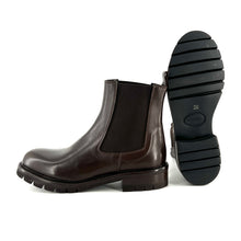 Charger l'image dans la galerie, Chelsea Boots Semelle Épaisse en Cuir Marron