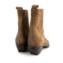 Load image into Gallery viewer, Boots Tiag Élastiqué en Daim Taupe