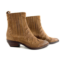 Load image into Gallery viewer, Boots Tiag Élastiqué en Daim Taupe