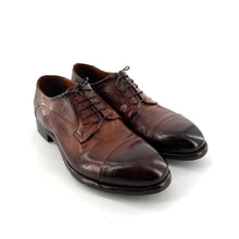 Load image into Gallery viewer, Derby en Cuir Camel