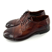 Load image into Gallery viewer, Derby en Cuir Camel