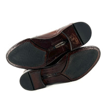 Load image into Gallery viewer, Derby en Cuir Camel