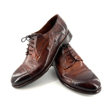 Load image into Gallery viewer, Derby en Cuir Camel