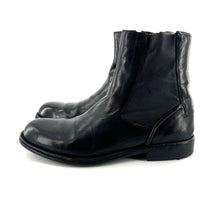 Load image into Gallery viewer, Boots Zippé Intérieur en Cuir Noir