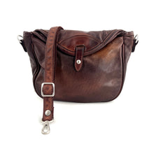 Charger l'image dans la galerie, Sac DOUBLED WAVE en Cuir Rusty Brown