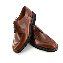 Charger l'image dans la galerie, Derby Semelle Épaisse en Cuir Camel