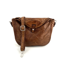 Charger l'image dans la galerie, Sac DOUBLED WAVE en Cuir Sweet Brandy