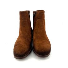 Charger l'image dans la galerie, Boots Zippé Intérieur en Daim Cognac