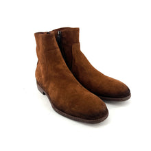 Charger l'image dans la galerie, Boots Zippé Intérieur en Daim Cognac