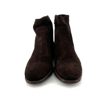 Charger l'image dans la galerie, Boots Zippé Intérieur en Daim Marron Foncé