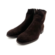 Charger l'image dans la galerie, Boots Zippé Intérieur en Daim Marron Foncé