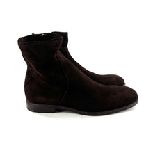 Charger l'image dans la galerie, Boots Zippé Intérieur en Daim Marron Foncé