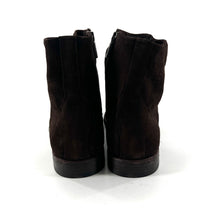 Charger l'image dans la galerie, Boots Zippé Intérieur en Daim Marron Foncé