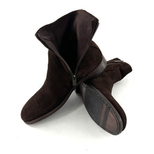 Charger l'image dans la galerie, Boots Zippé Intérieur en Daim Marron Foncé