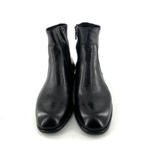 Charger l'image dans la galerie, Boots Zippé Intérieur en Cuir Noir