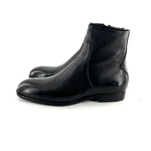Charger l'image dans la galerie, Boots Zippé Intérieur en Cuir Noir