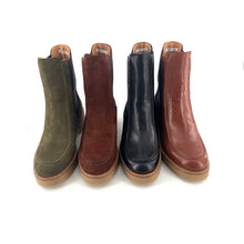 Charger l'image dans la galerie, Chelsea Boots Semelle Crêpe en Cuir Camel