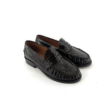 Charger l'image dans la galerie, Mocassin en Cuir Imprimé Python