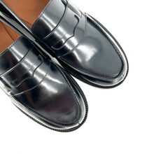 Load image into Gallery viewer, Mocassin en Cuir Noir