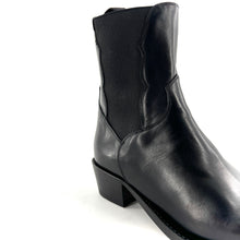 Charger l'image dans la galerie, Boots Tiag Élastiqué en Cuir Noir