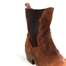 Charger l'image dans la galerie, Boots Tiag Élastiqué en Croûte Marron