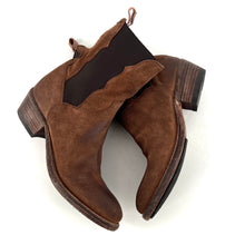 Charger l'image dans la galerie, Boots Tiag Élastiqué en Croûte Marron