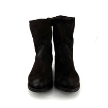 Charger l'image dans la galerie, Boots Tiag Zippé Intérieur Tige Haute en Daim Marron